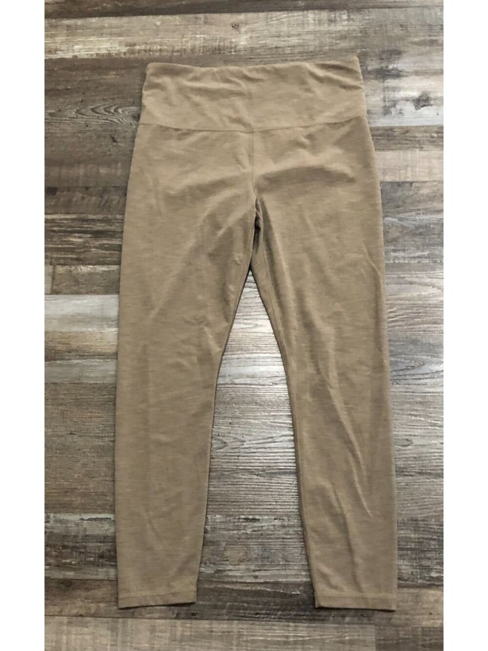 Athleta Womens Medium Brown Ultra High Rise Elevation 7/8 Leggings